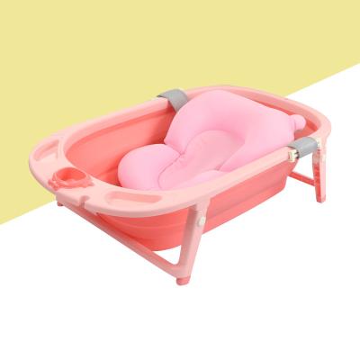 China Baby Bathing Popular Plastic Portable Foldable Baby Tub Foldable Bathtub for sale