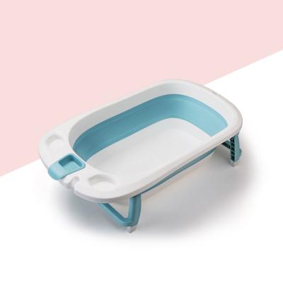 China Baby Bathing Folding Bathing Tub, Non-Slip Portable Collapsible Baby Tub Folding Shower Basin Baby Tub for Infants Kids for sale