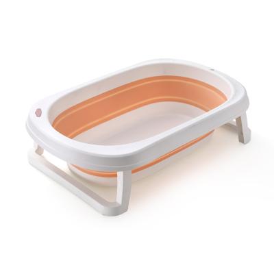 China Baby Bathing Large Folding Plastic Baby Kids Bathtub Portable Bathtub for sale