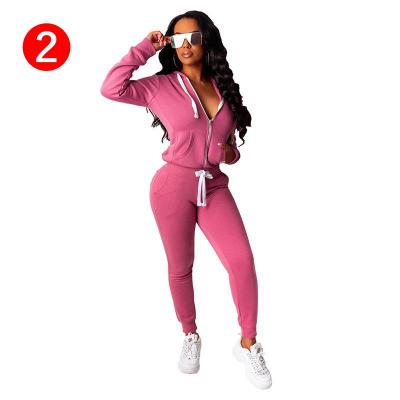 China The Viable Women's Tracksuit Women's Two-Piece Tracksuit with Hooded Sweatshirt and Pants for sale