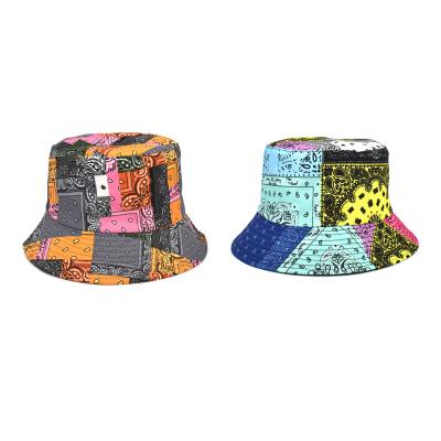 China 2021 Wholesale Breathable Comfort Fisherman Hat Fashion Cashew Print Bucket Hat For Women for sale