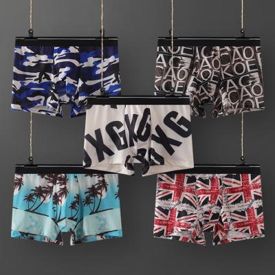 China Antibacterial Antibacterial Drop Shipping Factory Price Hot Selling Ready Running Men's Casual Underwear Boxer Shorts 95% Polyester and 5% Spandex for sale