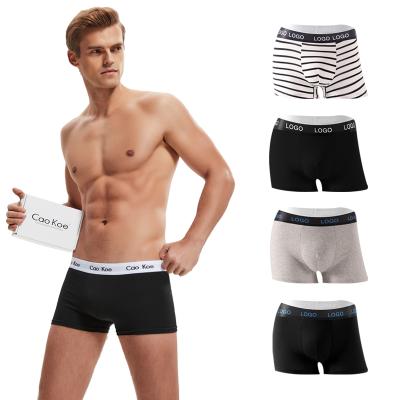 China Wholesale Custom Antibacterial Antibacterial Boxer Briefs Cotton Underwear Custom for sale