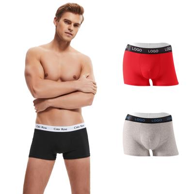 China New Antibacterial Antibacterial Pure Cotton OEM Custom Men's Underwear With Logo Underwear Men Custom for sale