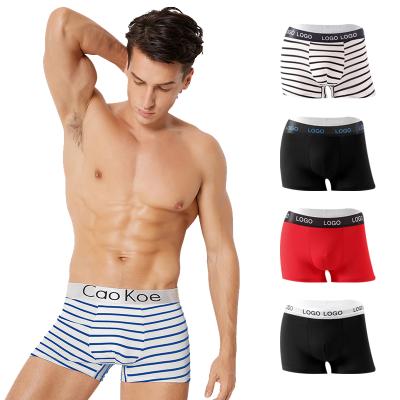 China Wholesale Antibacterial Antibacterial Mens Boxer Briefs Custom Boxer Briefs Custom Boxer Briefs Custom Mens Underwear Stripe Boxer Briefs for sale