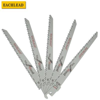 China Electrical Exchange Saw Reciprocating Saw Blade S644D Quickly Cut Soft / Hard Wood PVC Pipe 6 In (150*19*1.2mm) for sale