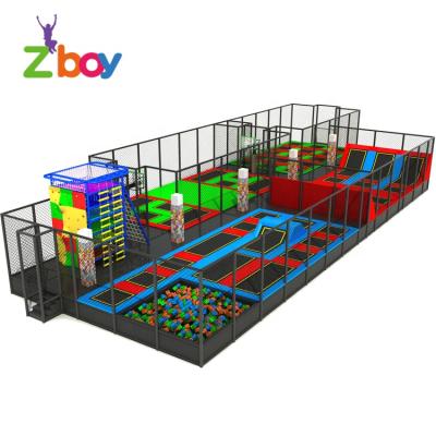 China With Protective Net Professional Commercial Price Kids Trampoline Park Adult Indoor Equipment Factory for sale