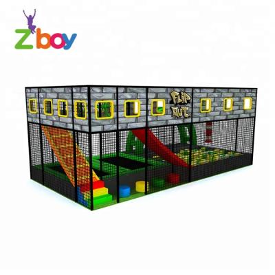 China With Protective Good Quality Skyzone Trampoline Net Hot Selling Commercial Park for sale