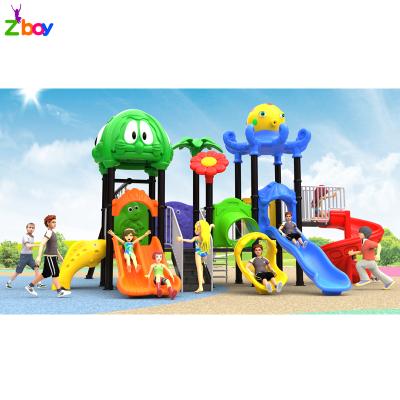 China New Arrival Large Plastic Smelless Plastic Slide Kids Outdoor Playground Equipment for sale