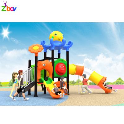 China Outdoor Large Playground Plastic Popular Children Commercial Playground Equipment for sale