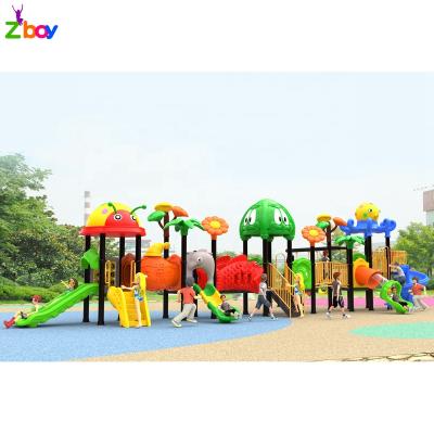 China Amusement Park Large Multifunctional Plastic Kids Playground Slides Outdoor Plastic Playground for sale