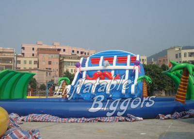 China Commercial Water Pool Inflatable Water Park Rentals , 1000lbs - 3000lbs for sale