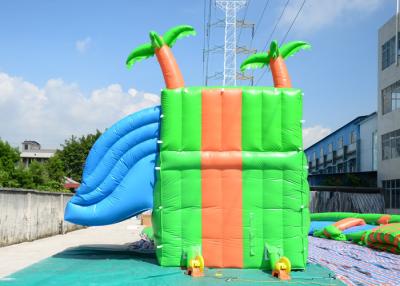 China Commercial Green Jurassic Inflatable Water Parks Game For Water Amusement Park for sale