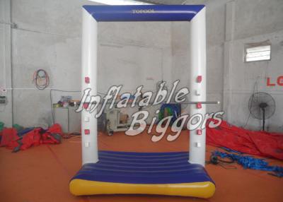 China El juego inflable del agua del salto de altura, agua inflable juega, los juegos inflables del alto puente en venta