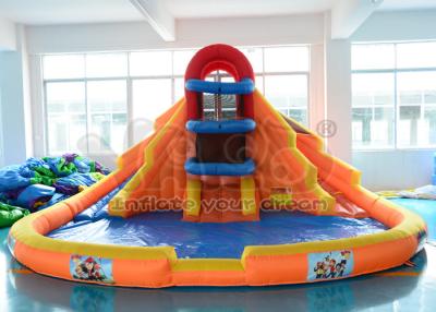 China Kids PVC Inflatable Water Slide Dual Water for sale