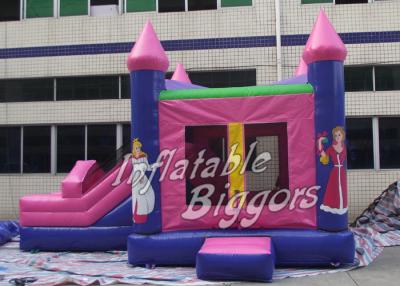 中国 魅力的なピンクの子供の弾力がある城/Inflatables For 王女の遊園地 販売のため