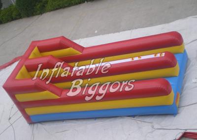 China Fire Resistant Bungee Racing Run Inflatable Sports Game For Amusement Park for sale