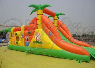 Cina Buttafuori gonfiabili commerciali con il castello di salto gonfiabile Colourful del PVC dello scorrevole in vendita