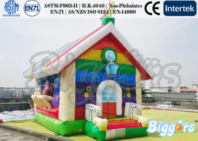 China Castillo animoso inflable de las gorilas inflables comerciales de la casa del caramelo nuevo en venta