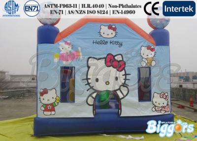 China Trampolín inflable del amortiguador auxiliar de las gorilas inflables comerciales del Hello Kitty en venta