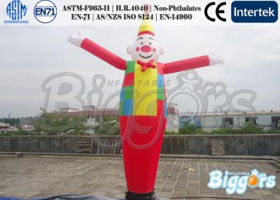 China Bailarín inflable del aire del carácter del payaso de la publicidad en mercado/cuadrado en venta