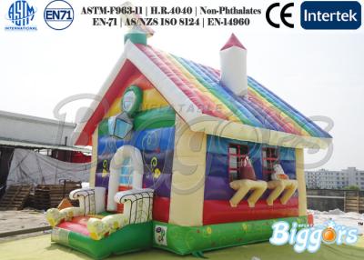 China Mini Funny Bouncy House Castle For kids / Happy Inflatable bouncer For Birthday Party for sale