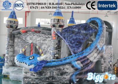 China Professional Personality Dragon Inflatable Slide Commercial With Slide for sale