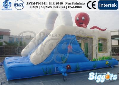 China Commercial Inflatable Bouncer Slide 0.55MM PVC Tarpauline Vinyl For Family for sale