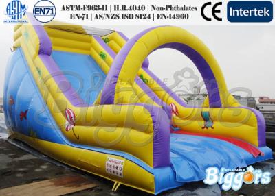 China Inflatable Bouncer Kids Inflatable Slides / Blow Up Slides with PVC Tarpaulin for sale