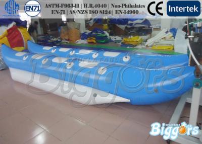 China Juego inflable del agua de la resistencia de agua, barco de plátano flotante del PVC en venta