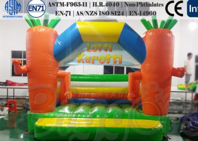 China Lotti Karotti Comemrcial Inflatable Bouncer / Jumping Castle Moonwalks for sale