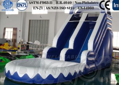 China PVC Inflatable Water Slide Small Pool Tested EN-71 with fire-resistant for sale