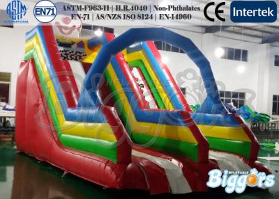 China Durable Clown Kids Inflatable Water Slides , Custom Inflatable Jumping Games for sale