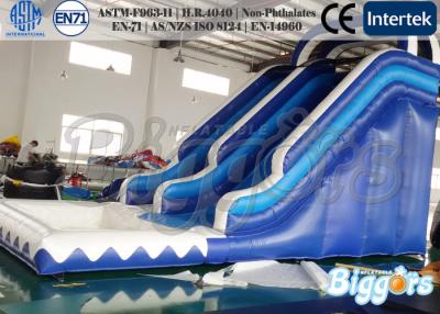 China Commercial Inflatable Water Slide , Inflatable Water Games With CE / UL Blower for sale