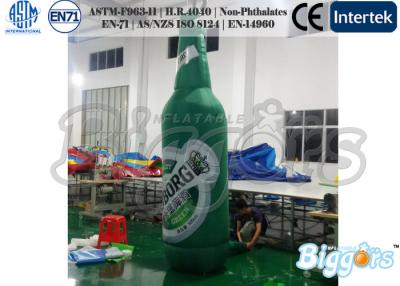 China 210D Polyester Giant Inflatable Advertising / Inflatable Bottle For Beer Promotional Activity for sale