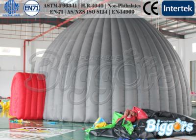 China Tienda al aire libre inflable gris del PVC, edificio de Gaint de la estructura de la bóveda que acampa en venta