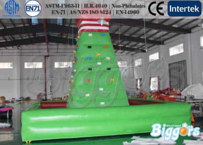 China Healthy Inflatable Sports Games Rock Climbing PVC Material Custom Size for sale