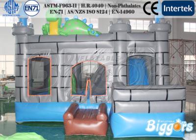 China Castillo inflable del PVC del dinosaurio 0.55m m/combinado comerciales para los niños en venta