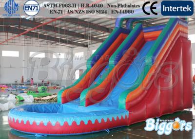 China La diapositiva inflable de los niños simples comerciales para la piscina/los juegos que subían, CE de la UL aprobó en venta