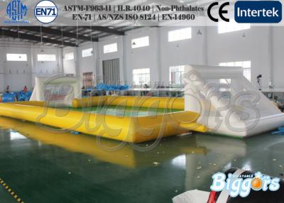 China Children Garden Inflatable Sport Games Soap Soccer Field with Vinyl / Tarpaulin for sale