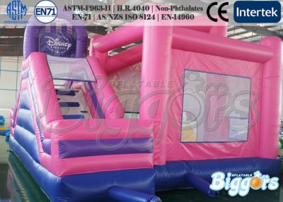 중국 분홍색 Inflatable Bouncer Combo Kid 공주 파티 게임 쾌활한 성곽 판매용