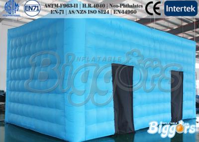 China Bright Color Inflatable Outdoor Tent Temporary Praetorium with Two Doors for sale