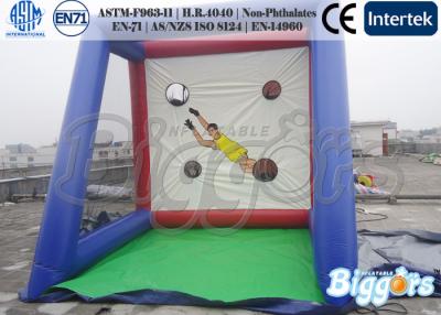 China Healthy Zorb Inflatable Football Goal School Training / Amusement Park for sale