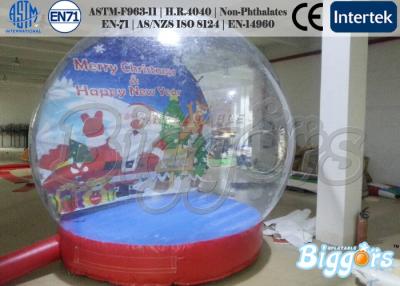 China Professional Christmas Inflatables 3 Diamater Transparent / Clear PVC Snow Globe for sale