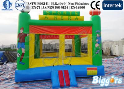 China Commercial Soccer Inflatable Bouncer Jumper for Kiddie / School , UL CE Approved for sale