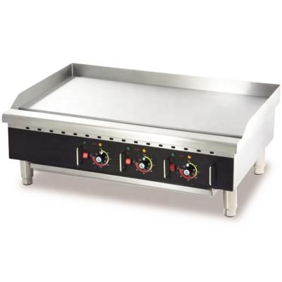 China Easily cleaned EG. - 36 commercial stainless steel electric griddle with all flat for sale