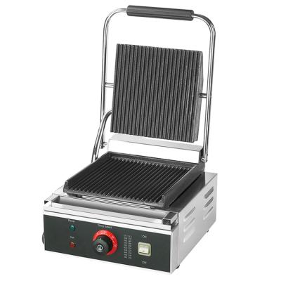 China Easy Cleaning Electric Commercial Griddle Kitchen Equipment Commercial Food Touch Panini Grill / Machine for sale