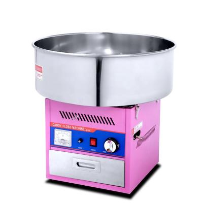 China Sugar Cotton Candy Machine Sale Stainless Steel Power Food Parts Electric Commercial Supply Color Outlet Customized Industrial Weight White Pink for sale