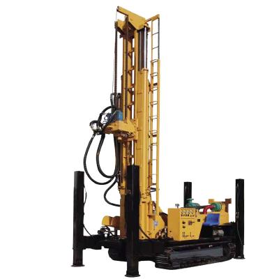 China 300m Bore Depth Water Well Crawler Type Drilling Rig Machine 85KW Yuchai Engine for sale