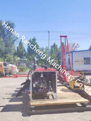 China 100-240RPM Winch Rated Rotary Speed Small Core Drilling Rig Portable Core Drilling Equipment For Intensity Drilling for sale